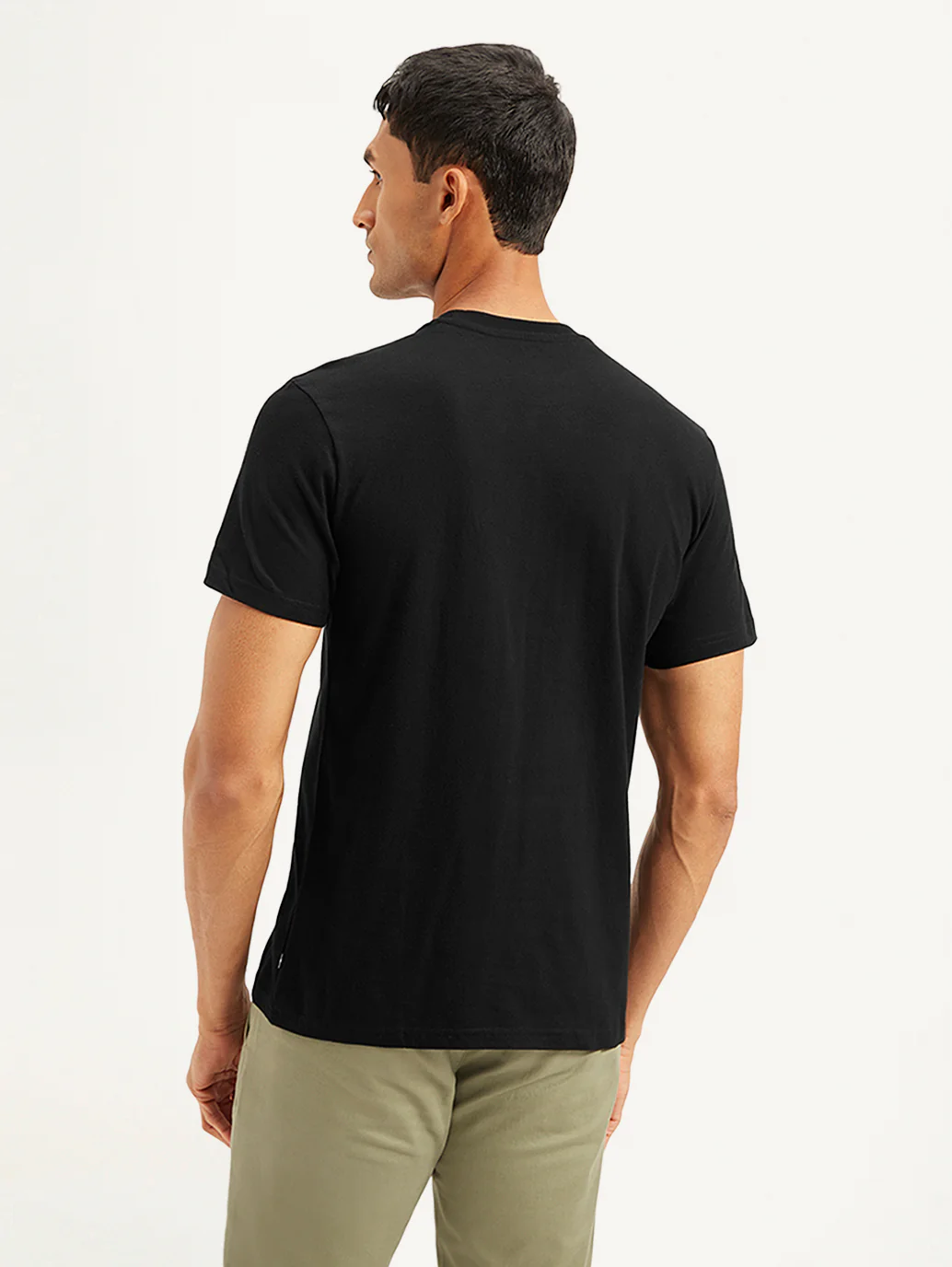 Men's Solid Slim Fit T-shirt - Image 3