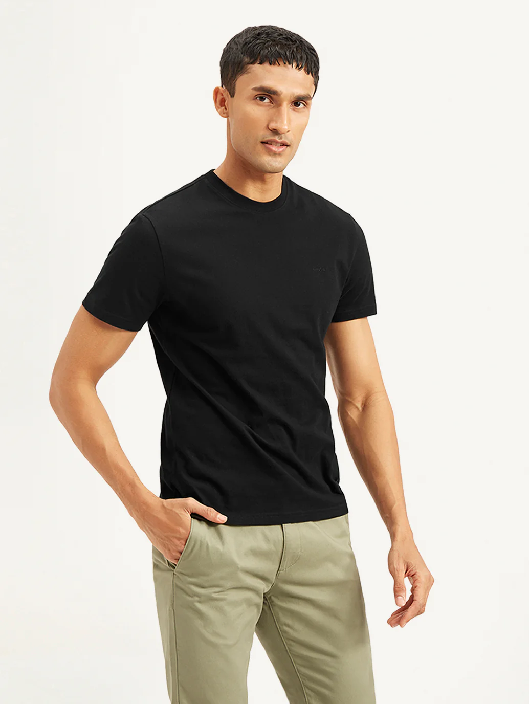Men's Solid Slim Fit T-shirt - Image 5
