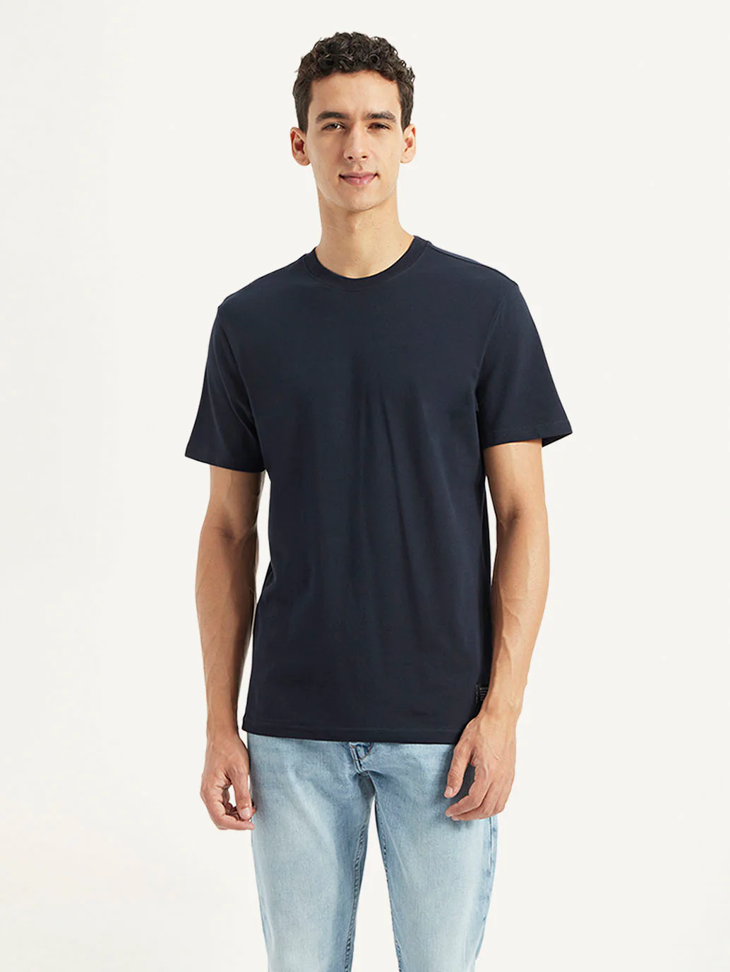 Men's Solid Slim Fit T-shirt - Image 2