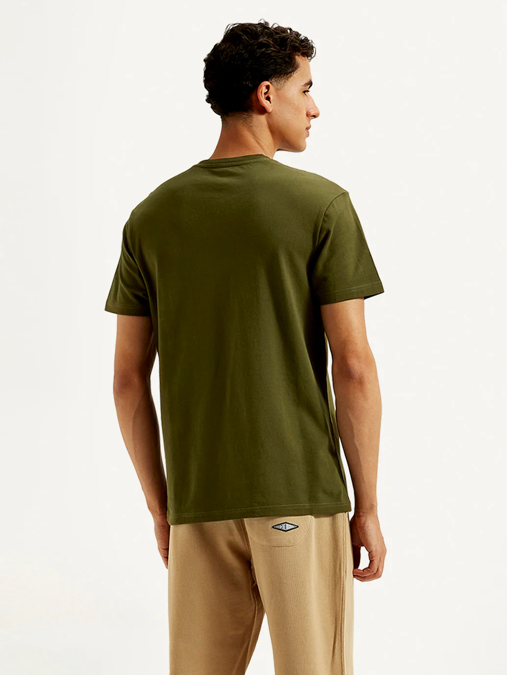 Men's Solid Slim Fit T-shirt - Image 4