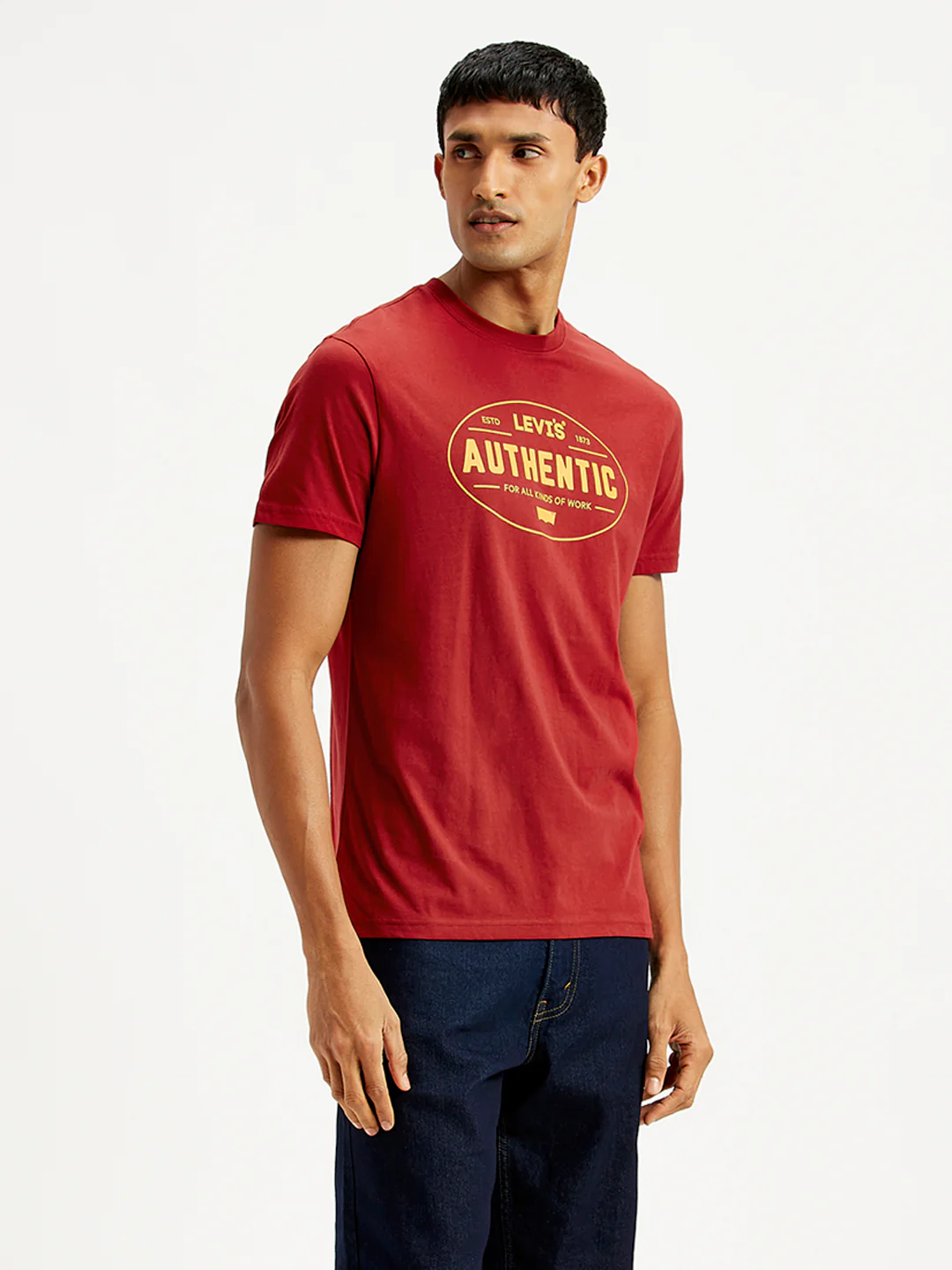 Men's Solid Slim Fit T-shirt - Image 3