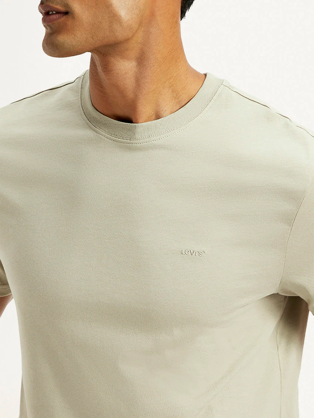 Men's Solid Slim Fit T-Shirt - Image 3