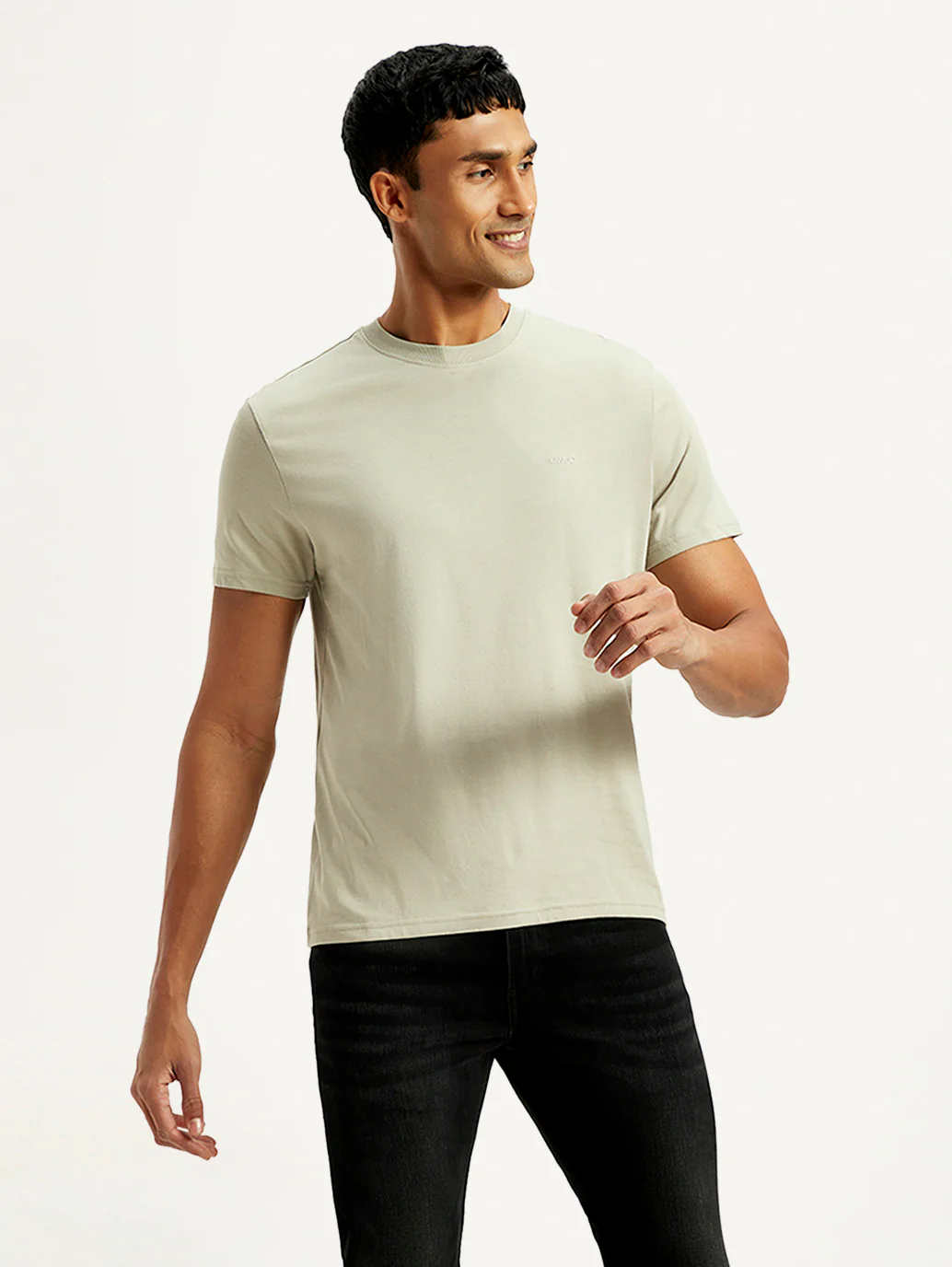 Men's Solid Slim Fit T-Shirt - Image 5
