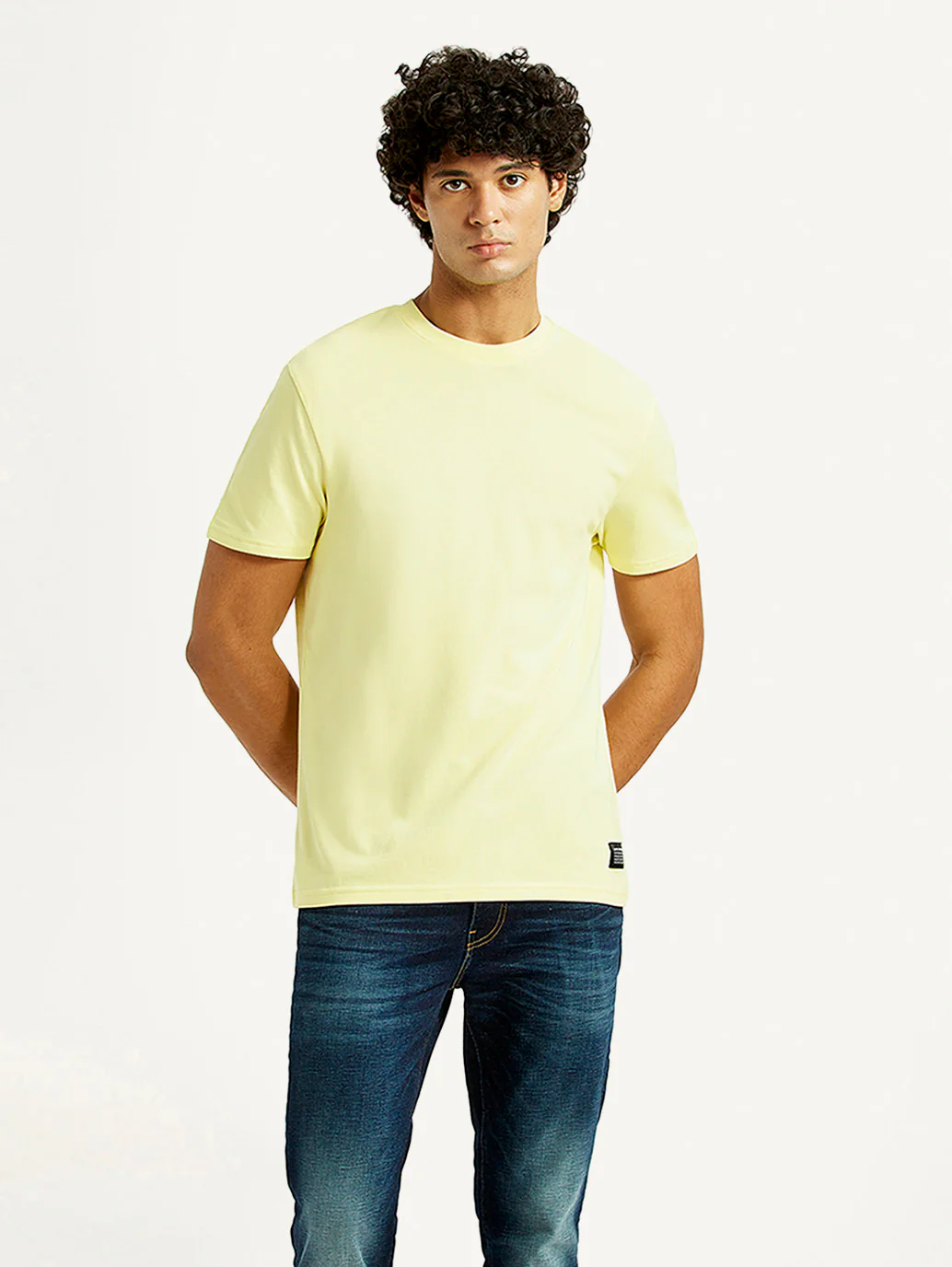 Men's Solid Slim Fit T-Shirt - Image 2