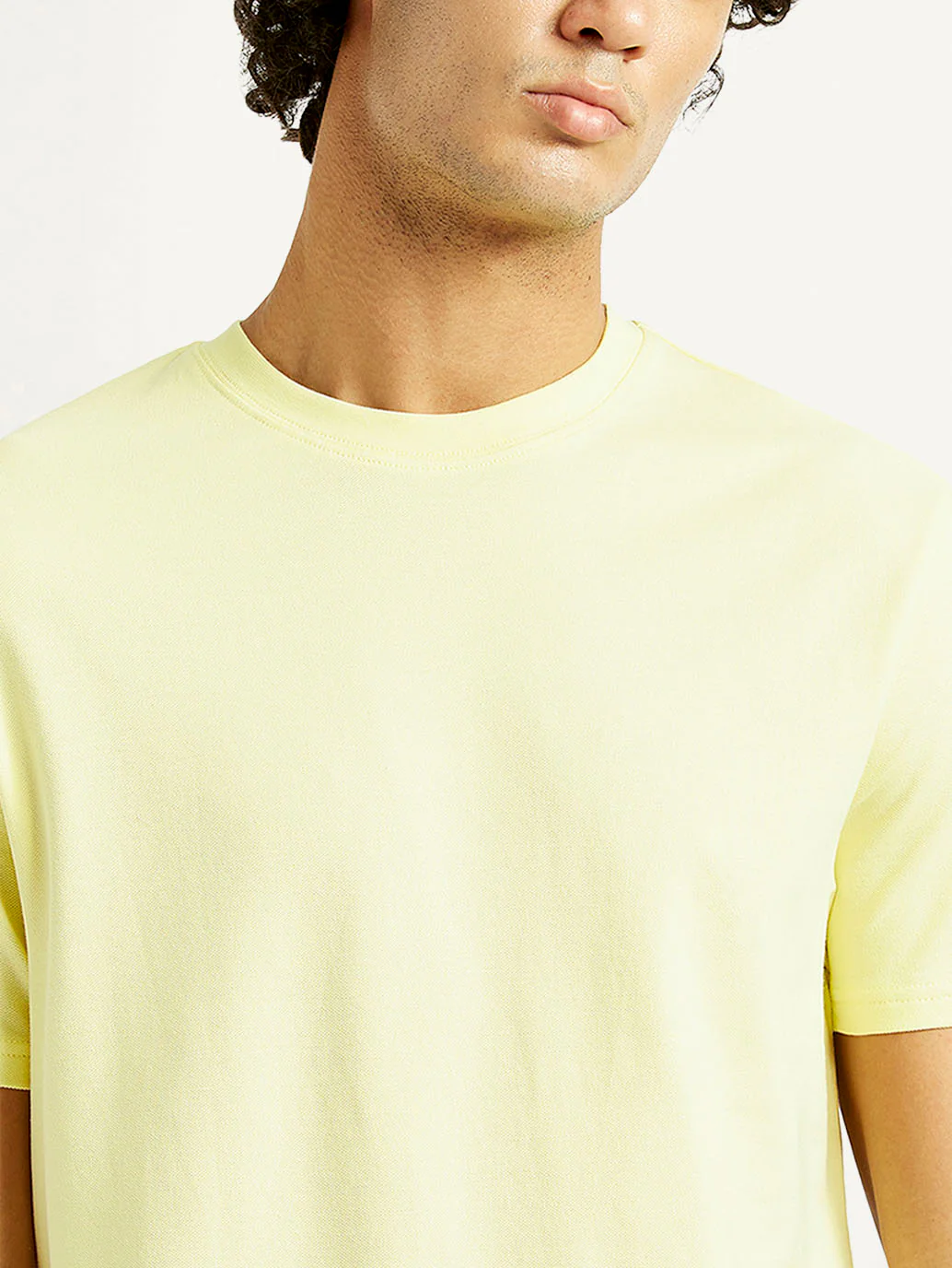 Men's Solid Slim Fit T-Shirt - Image 4