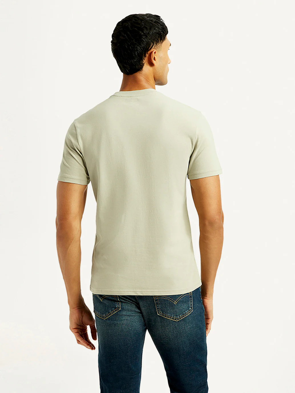 Men's Solid Slim Fit T-shirt - Image 2