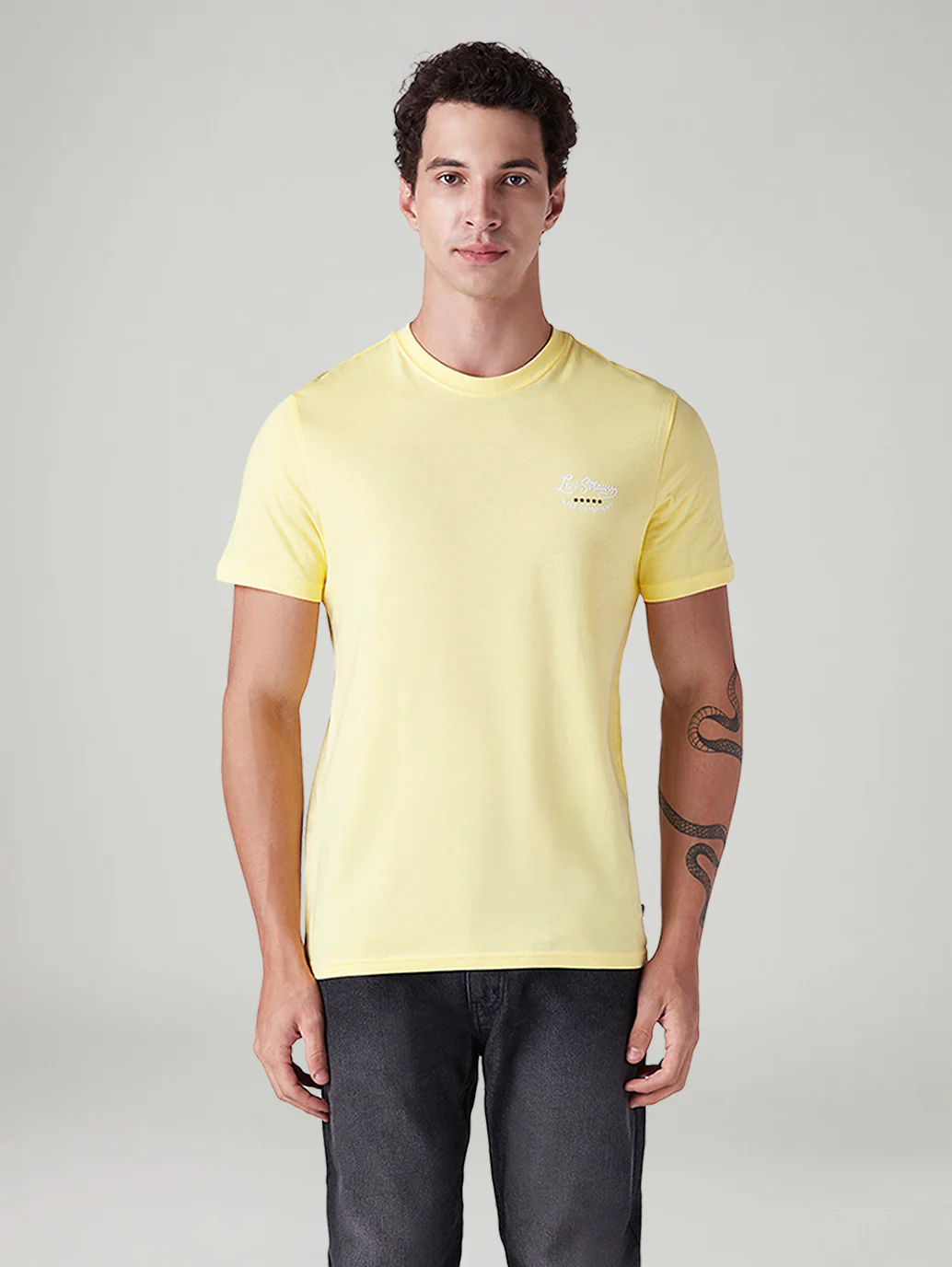 Men's Solid Slim Fit T-Shirt - Image 2