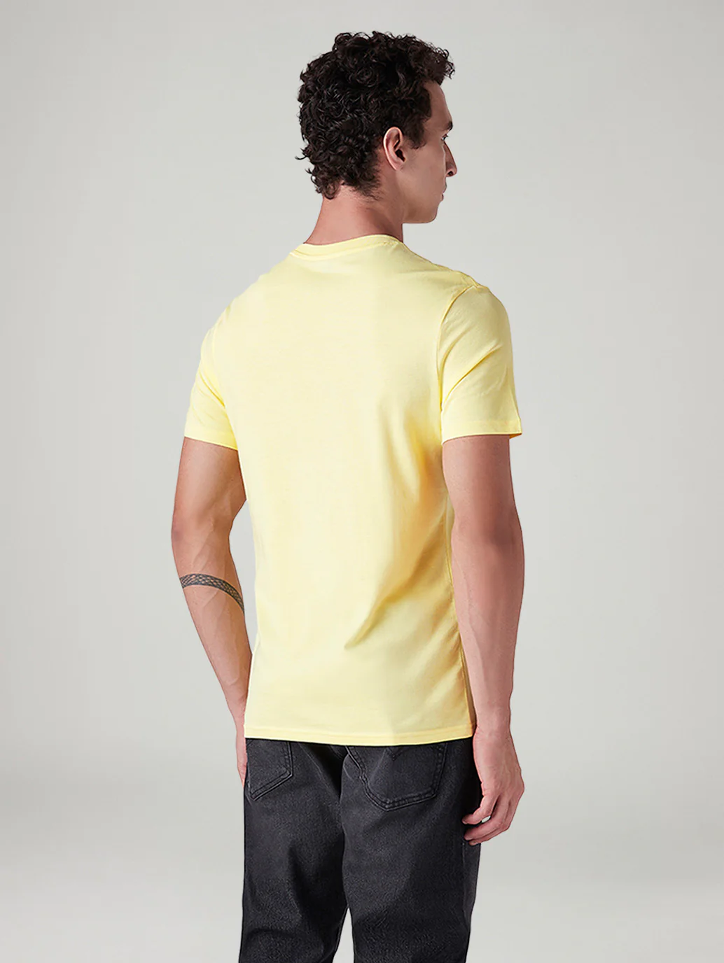 Men's Solid Slim Fit T-Shirt - Image 3