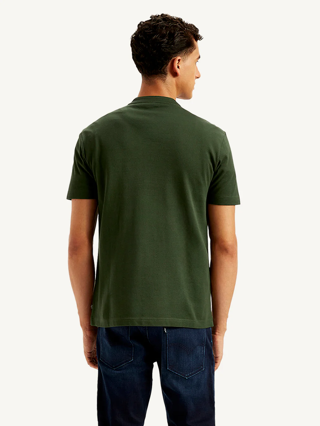 Men's Redloop Solid Slim Fit T-shirt - Image 3