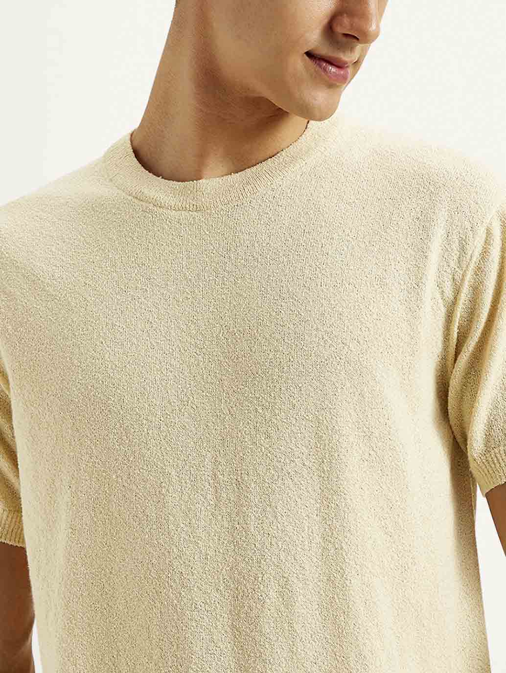 Men's Solid Slim Fit T-Shirt - Image 4
