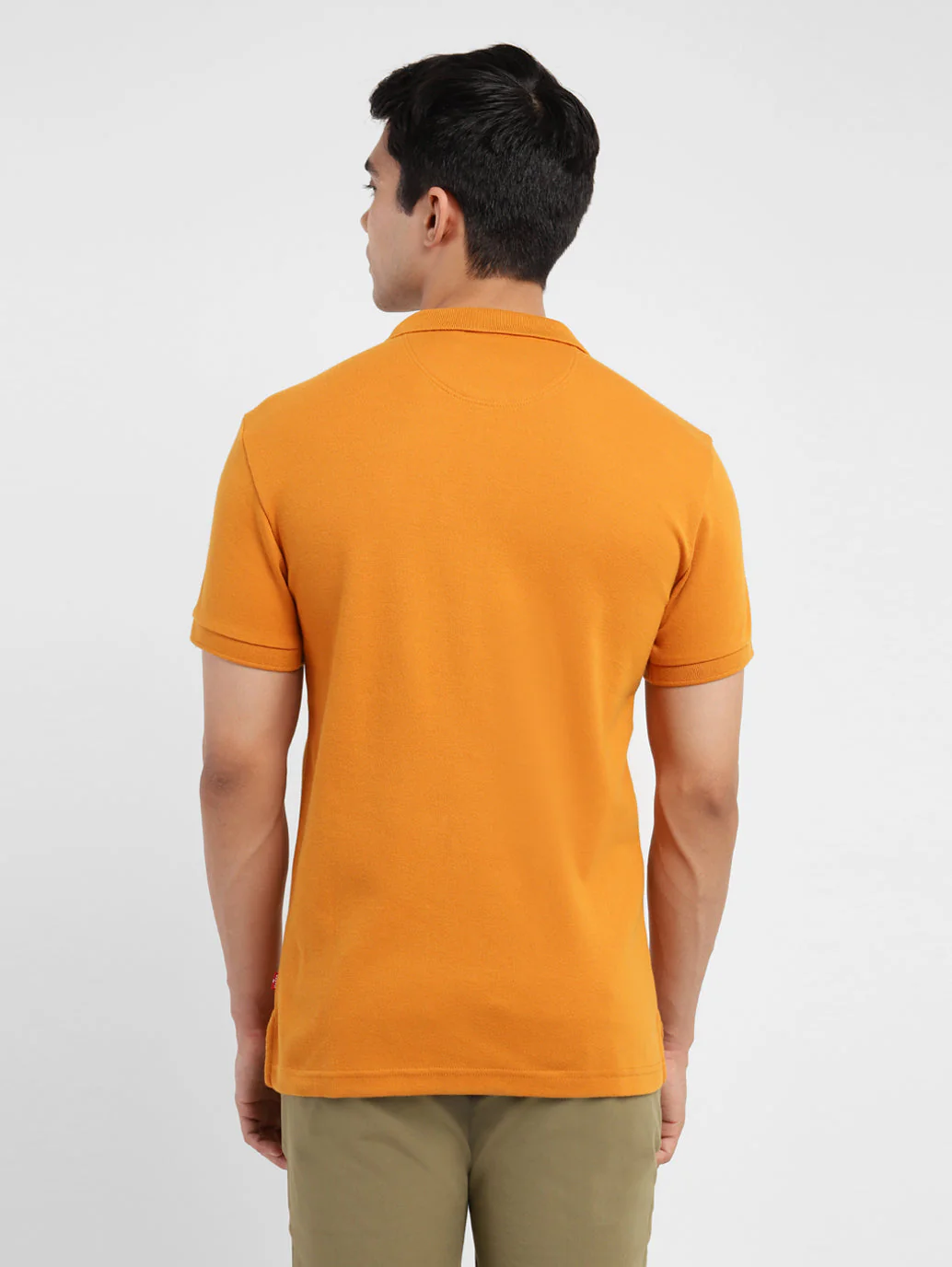 Men's Striped Polo Collar T-Shirt - Image 2