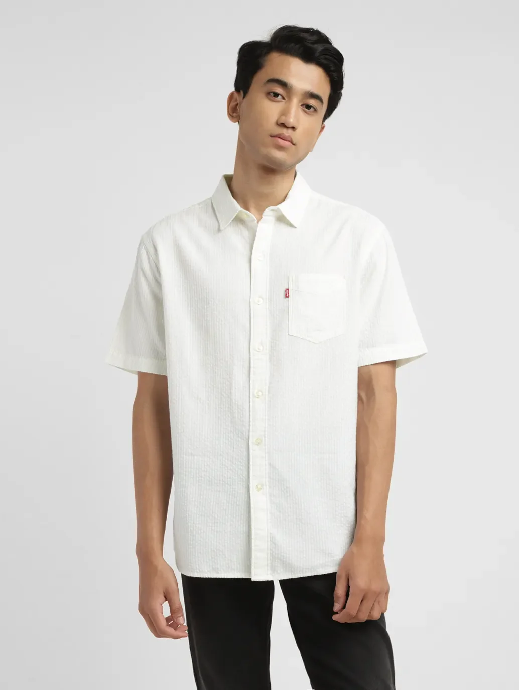 Men's Striped Slim Fit Shirt - Image 2