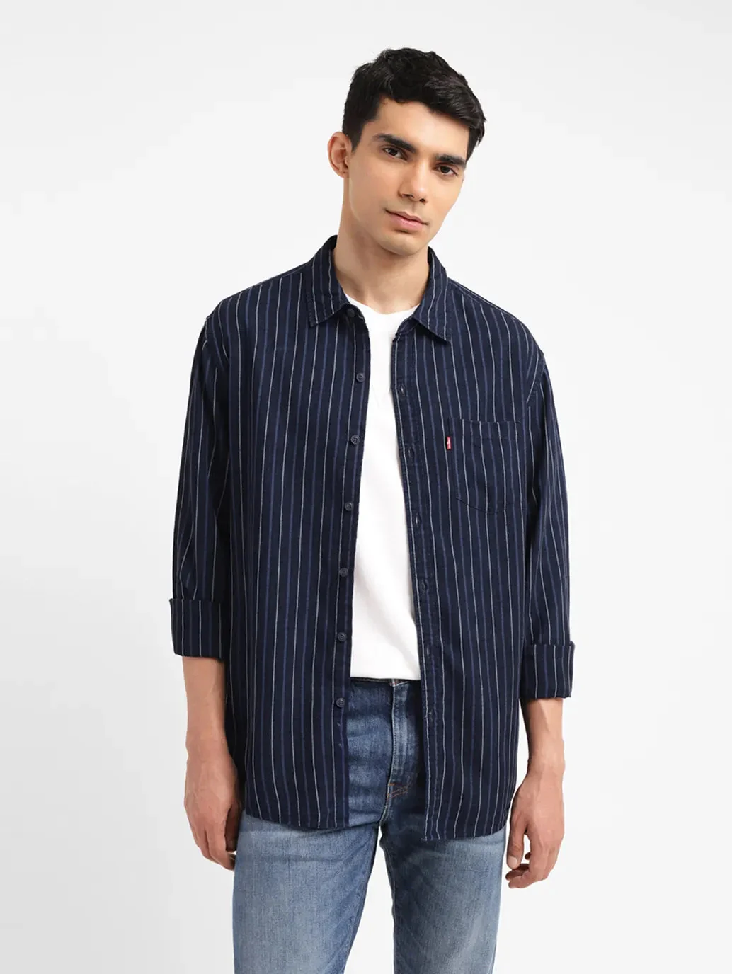 Men's Striped Slim Fit Shirt