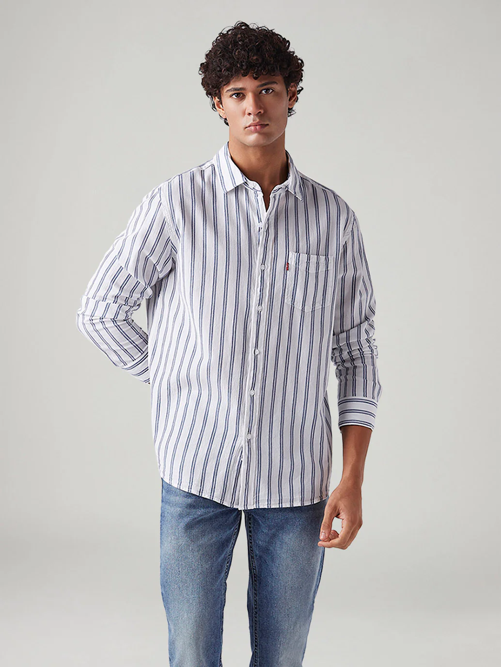 Men's Striped Slim Fit Shirt