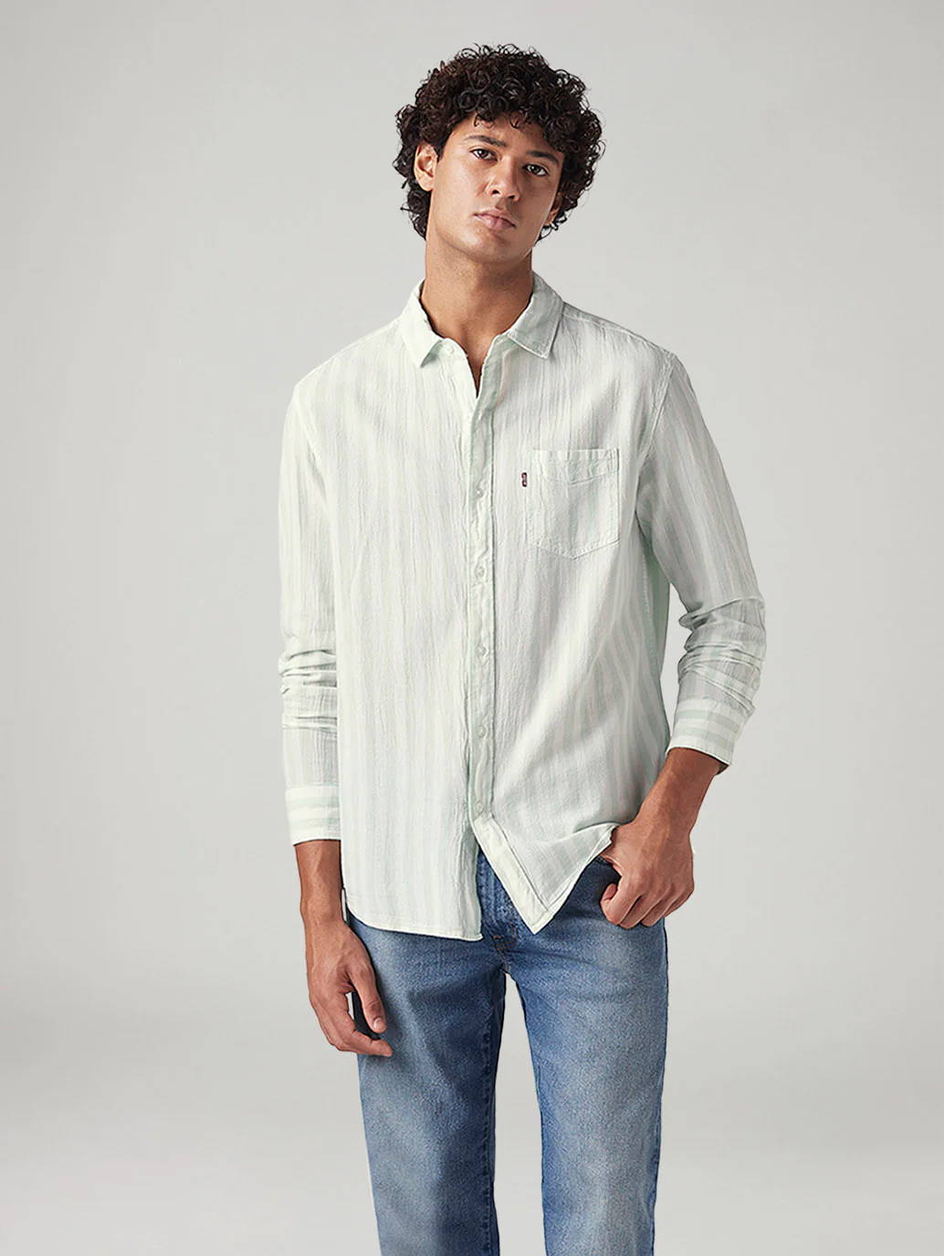 Men's Striped Slim Fit Shirt