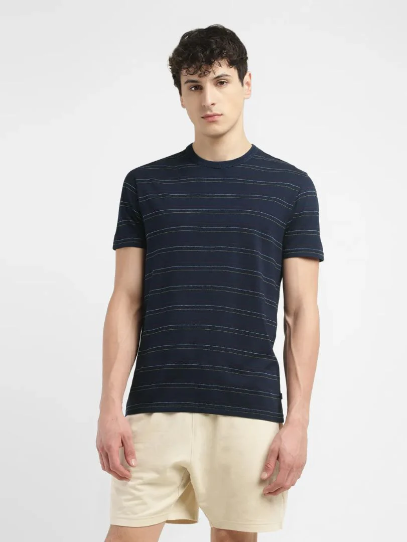 Men's Striped Slim Fit T-shirt - Image 7