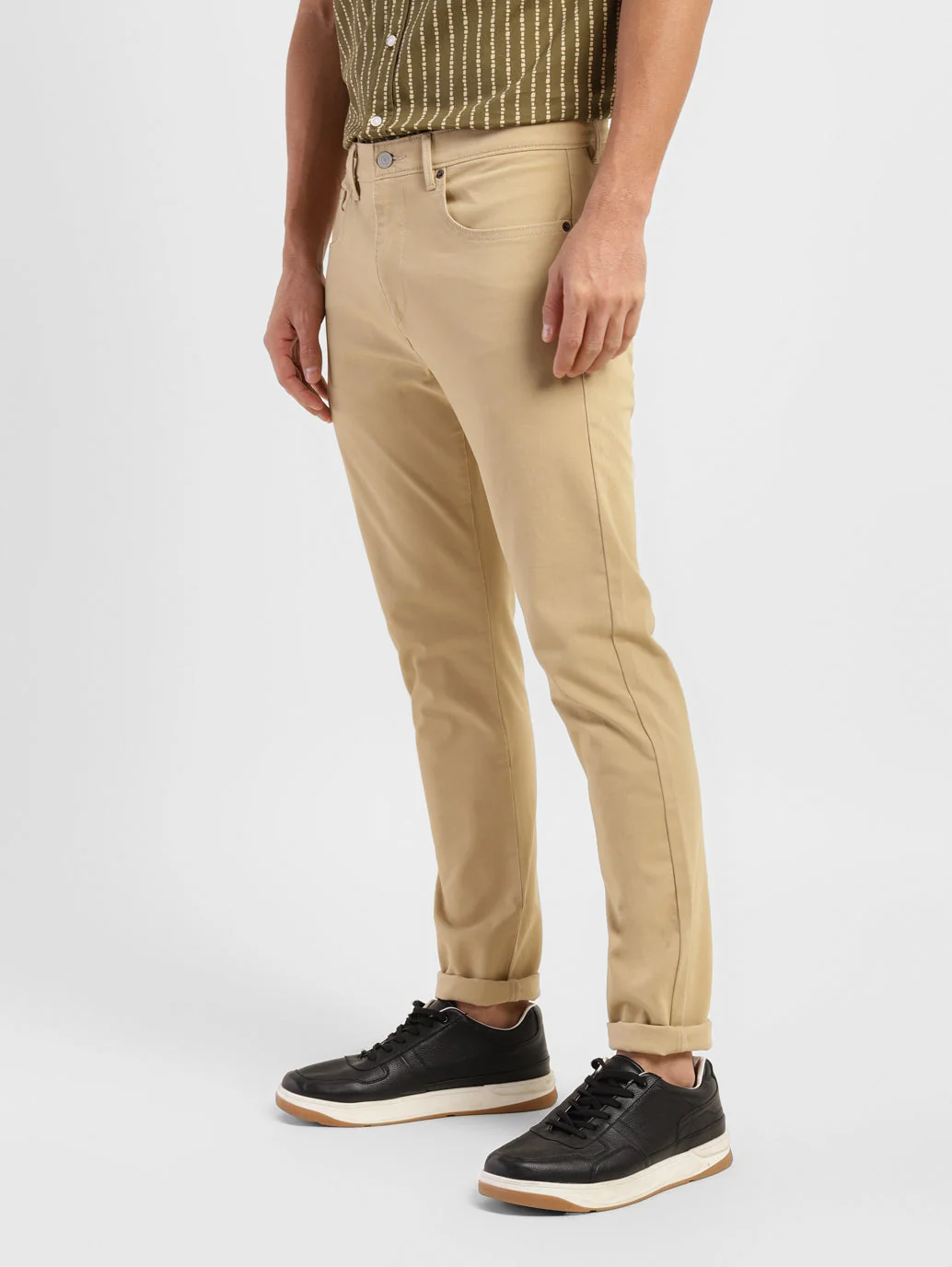 Men's Slim Tapered Fit Trousers - Image 4