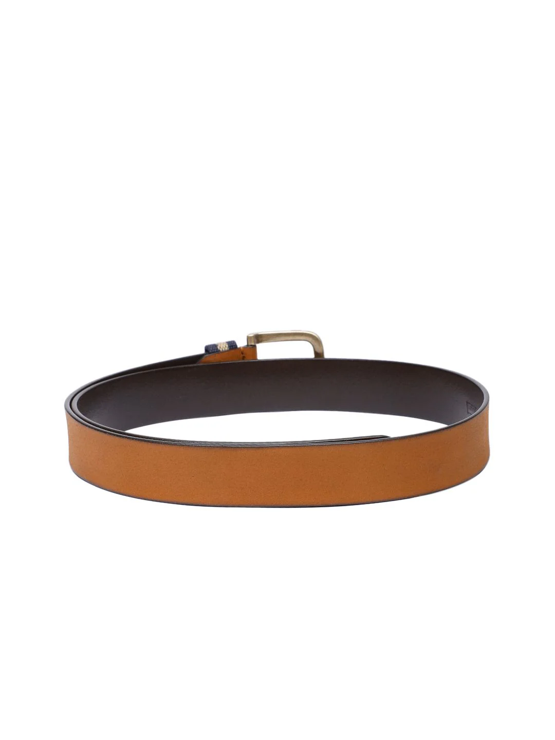 Men's Tan Solid Belt - Image 3