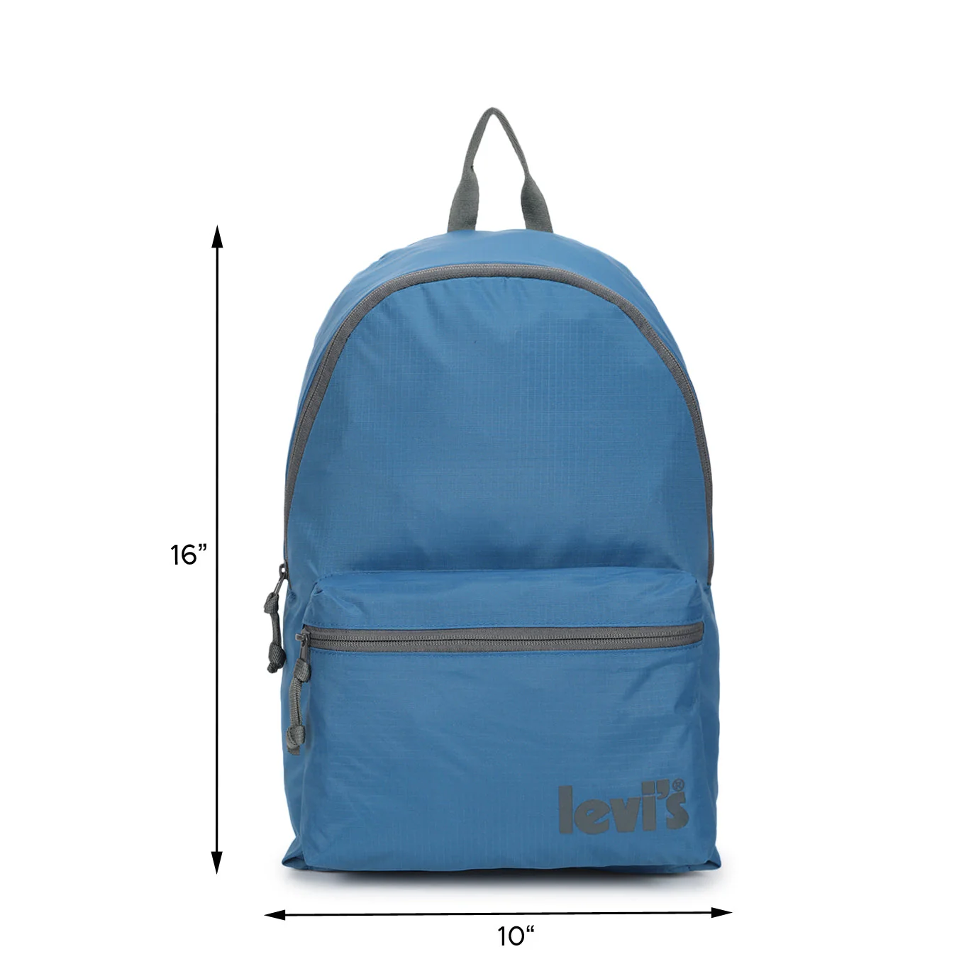 Men's Teal Blue Solid Backpack - Image 6
