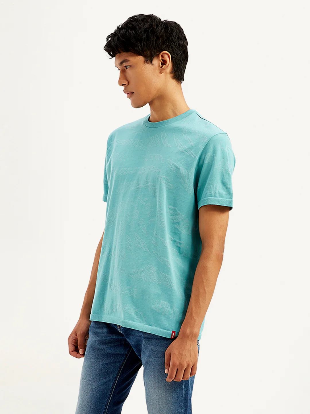 Men's Textured Slim Fit T-Shirt - Image 4