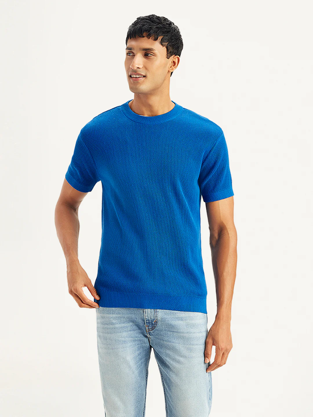 Men's Textured Slim Fit T-Shirt - Image 2