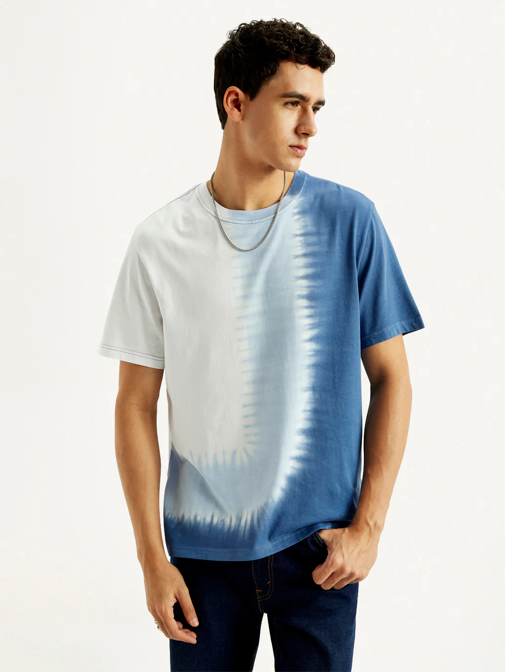 Men's Tie-Dye Crew Neck T-shirt - Image 5