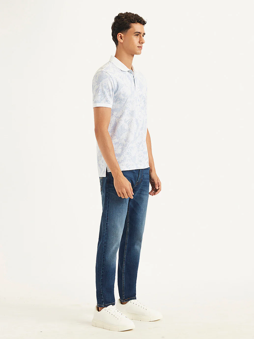 Men's Tropical Slim Fit Polo T-Shirt - Image 4