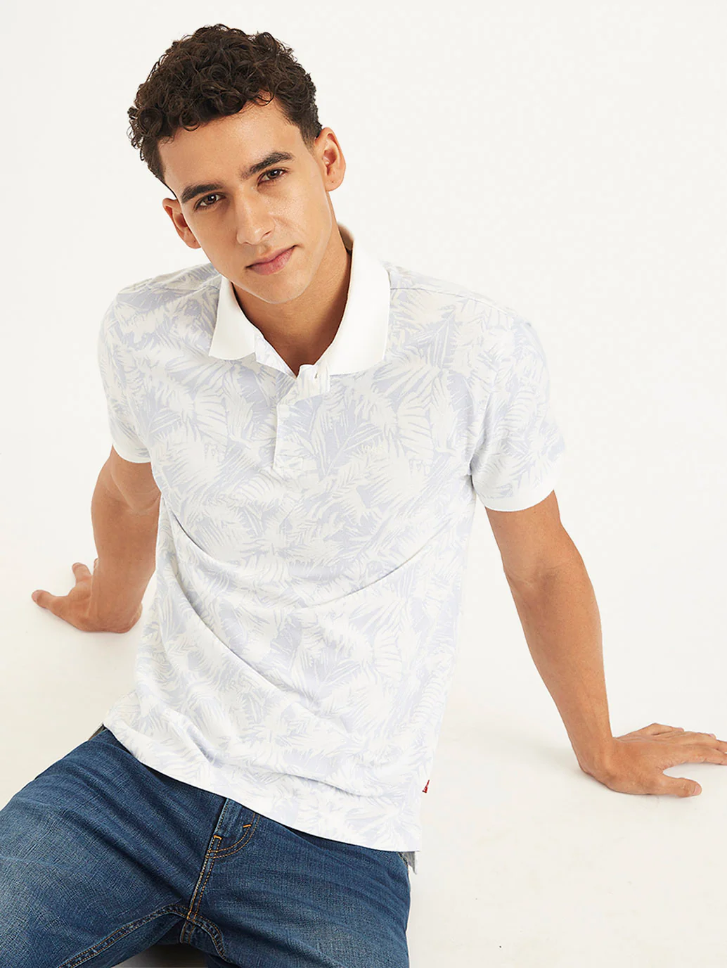 Men's Tropical Slim Fit Polo T-Shirt - Image 5