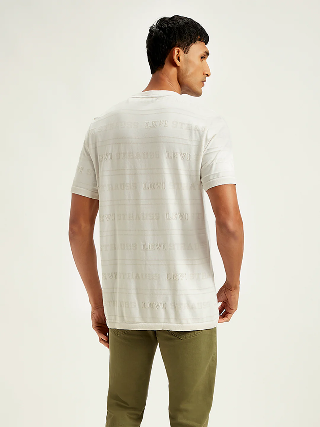 Men's Typographic Print Slim Fit T-Shirt - Image 3