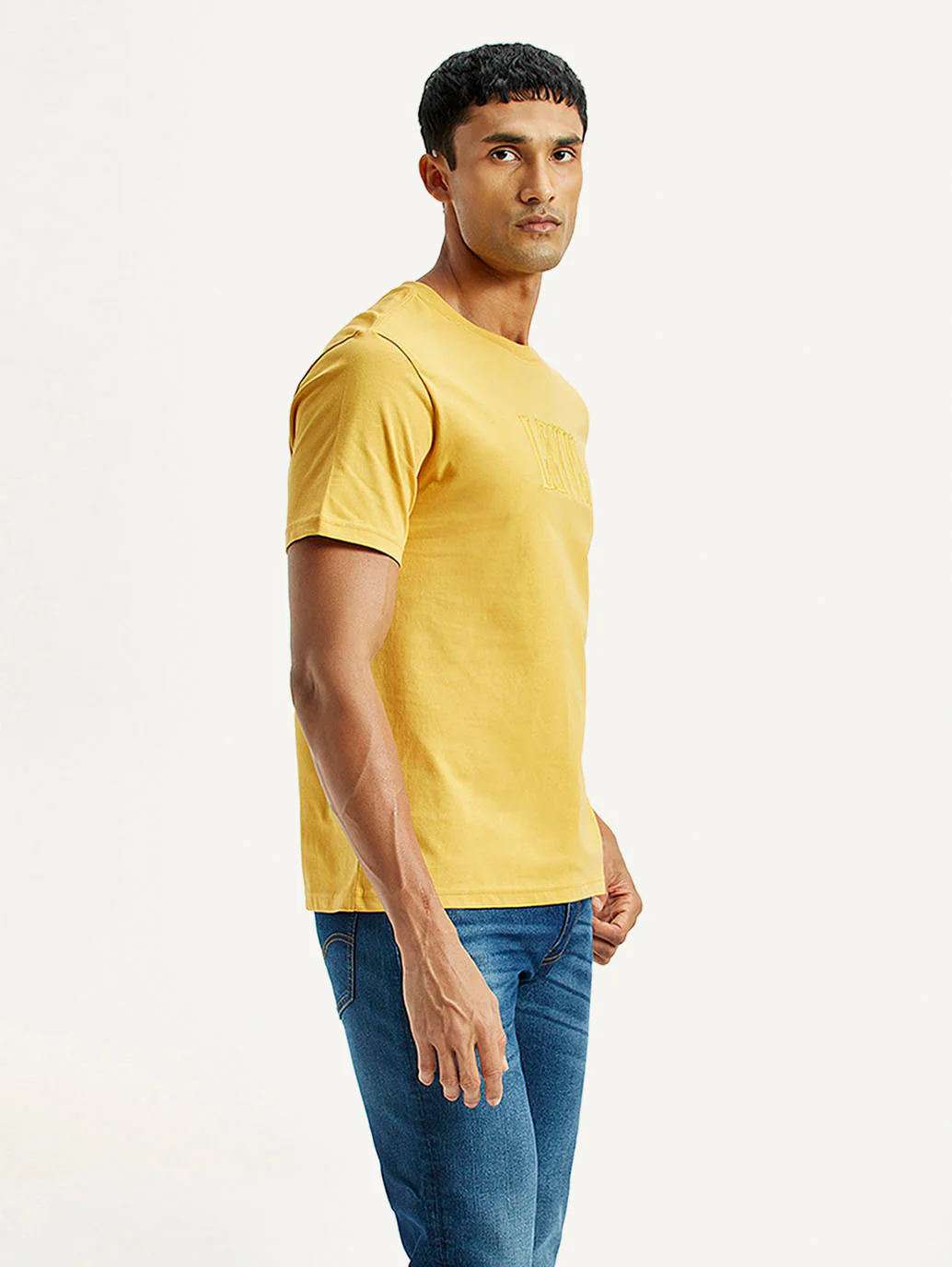 Men's Typographic Print Regular Fit T-Shirt - Image 5