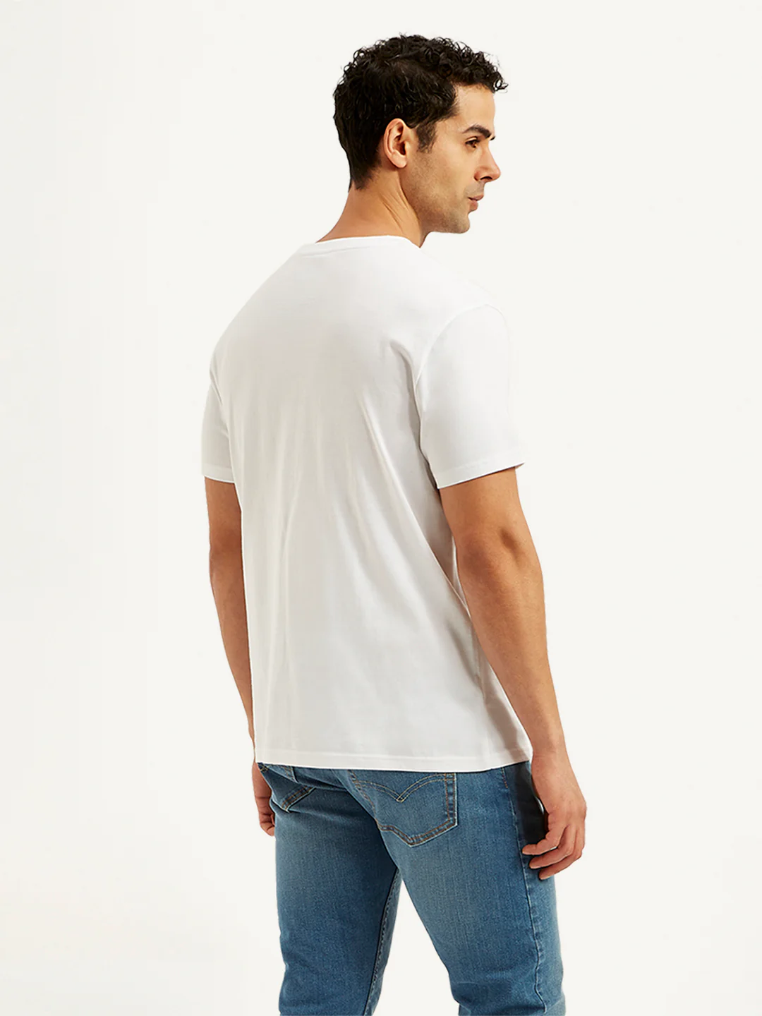 Men's Typographic Print Slim Fit T-Shirt - Image 3