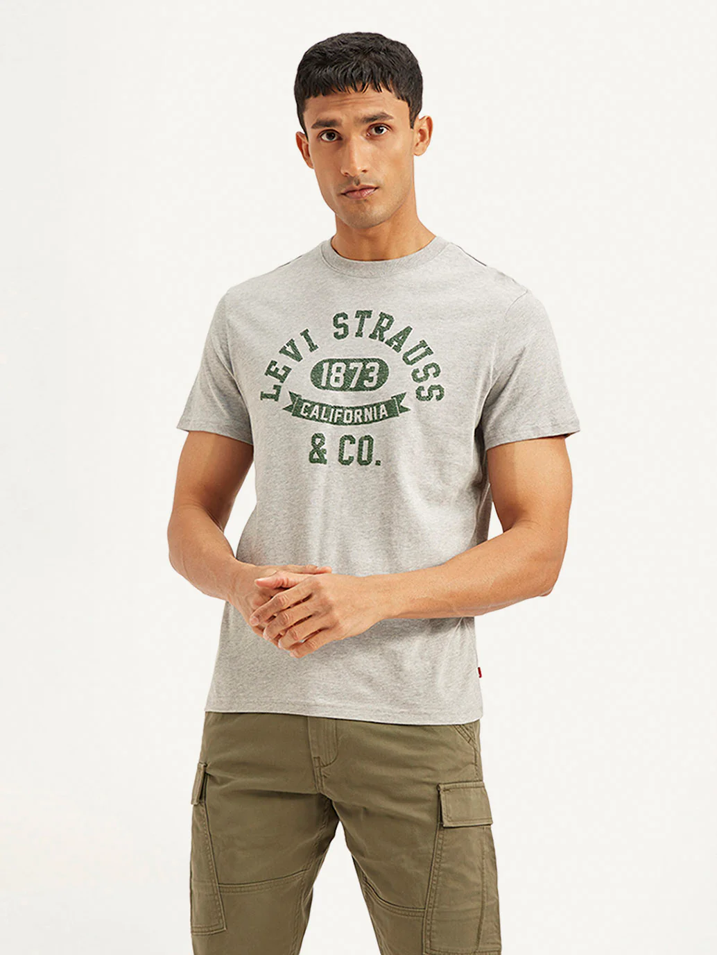 Men's Typographic Print Slim Fit T-Shirt