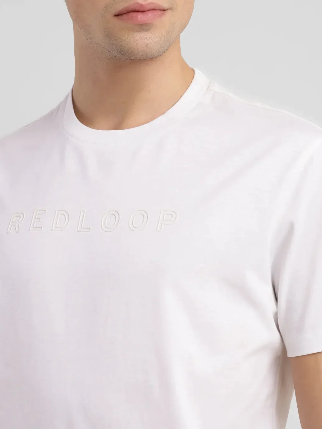 Men's Redloop Typographic Print Slim Fit T-shirt - Image 5