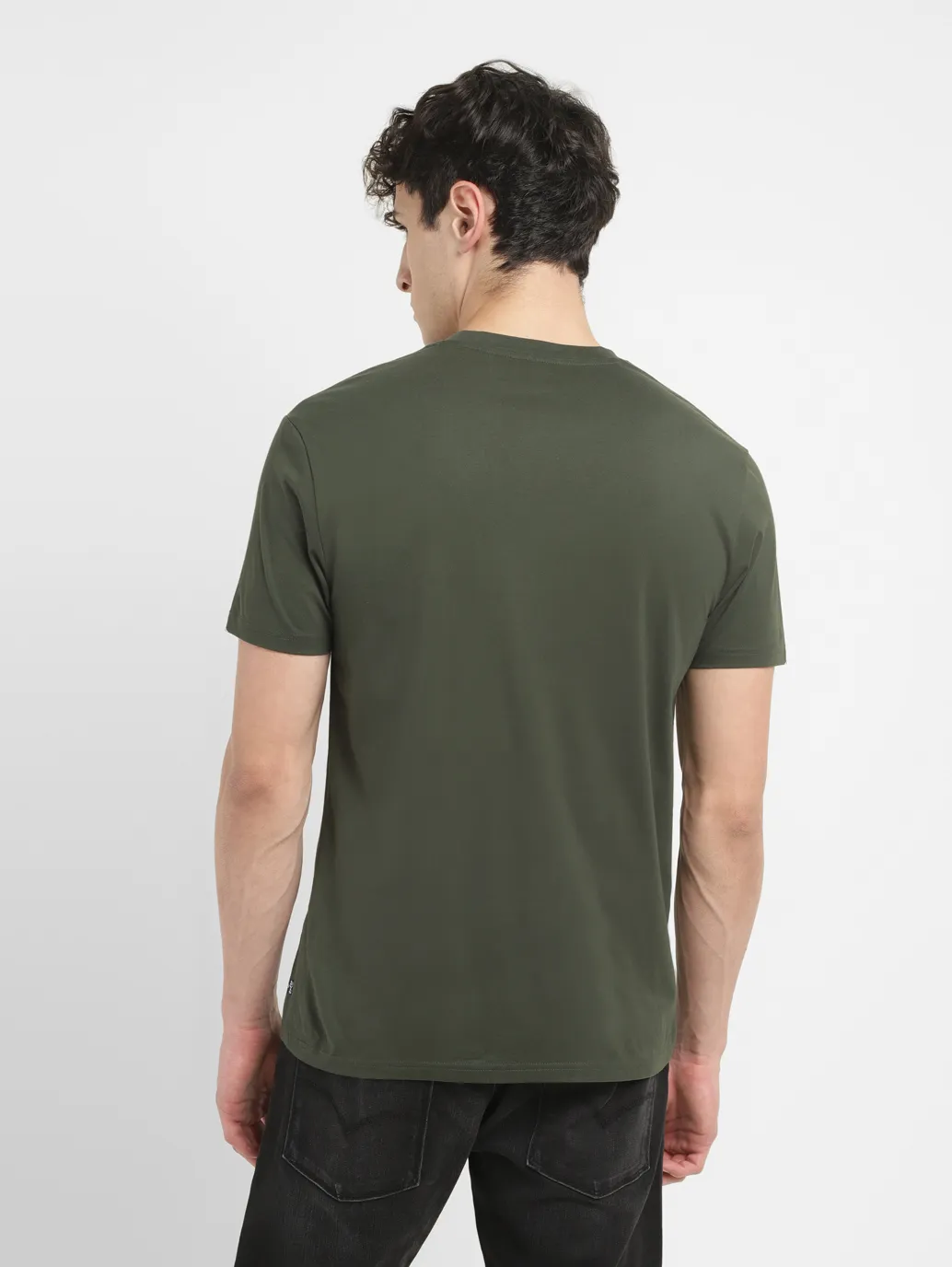 Men's Redloop Typographic Print Slim Fit T-shirt - Image 3