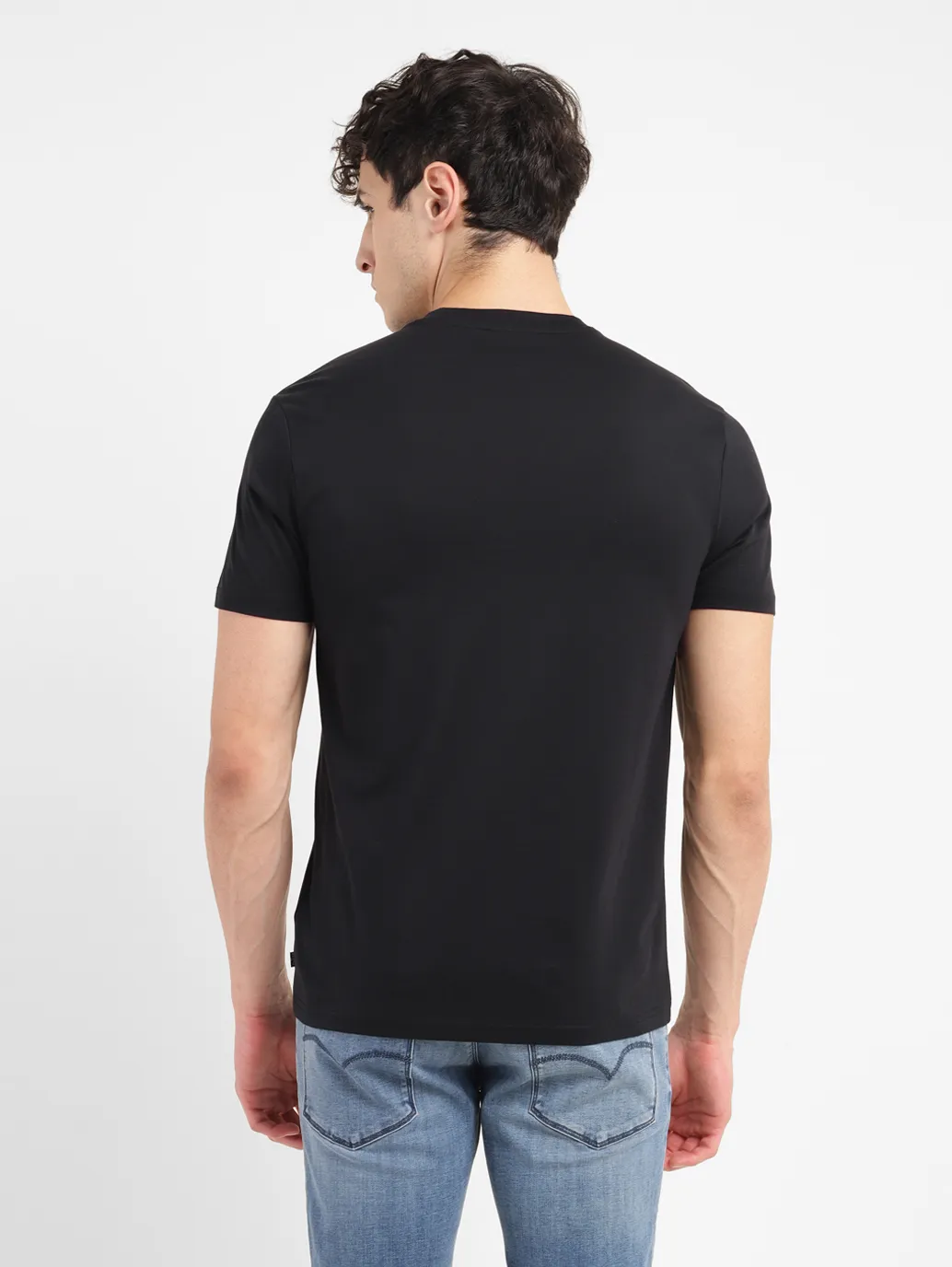 Men's Redloop Typographic Print Slim Fit T-shirt - Image 3