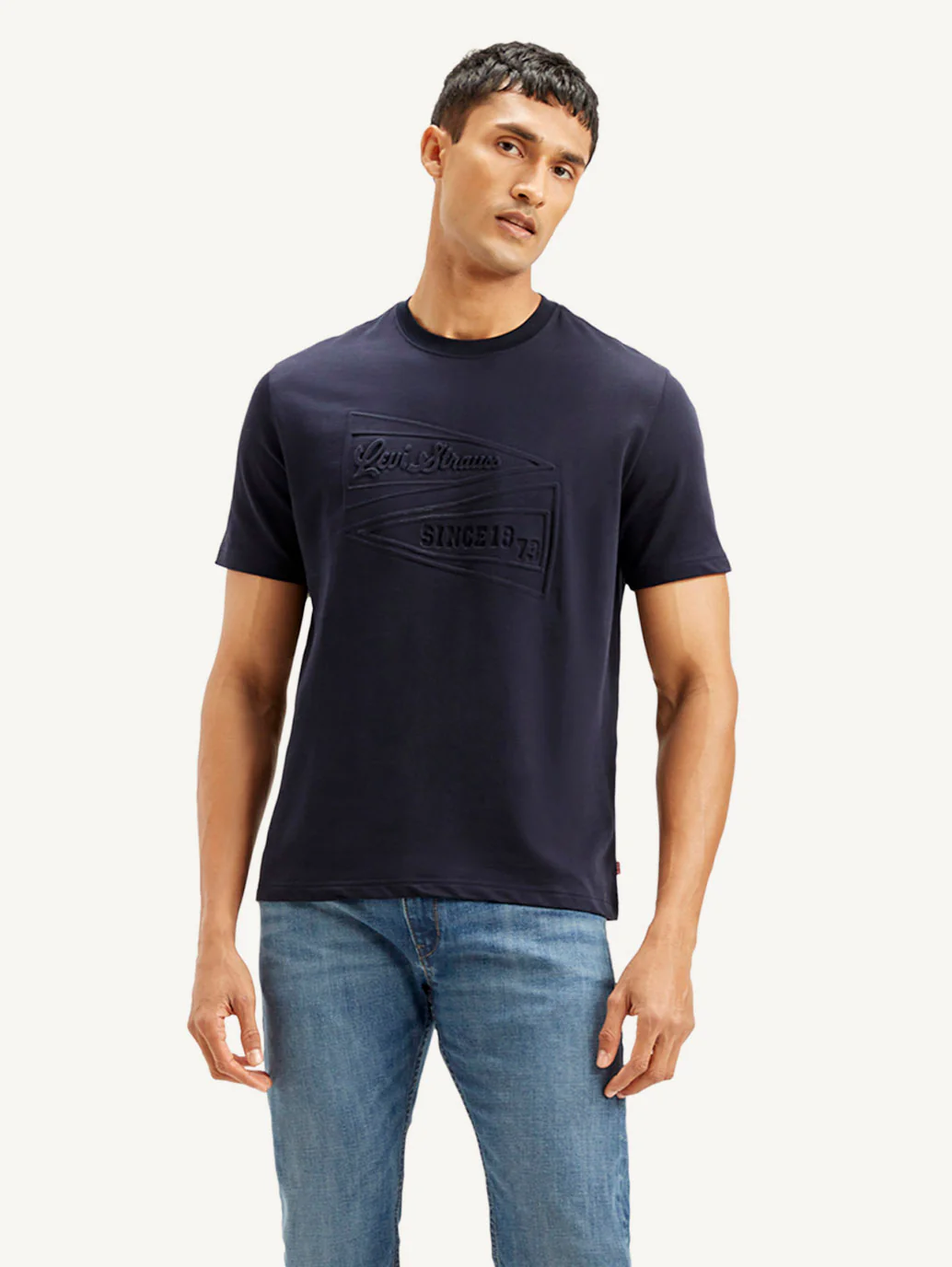 Men's Typography Crew Neck T-shirt - Image 2