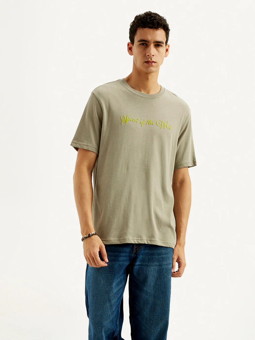 Men's Typography Crew Neck T-shirt - Image 5
