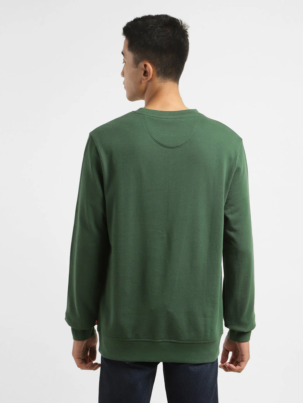 Men's Brand Logo Crew Neck Sweatshirt - Image 3