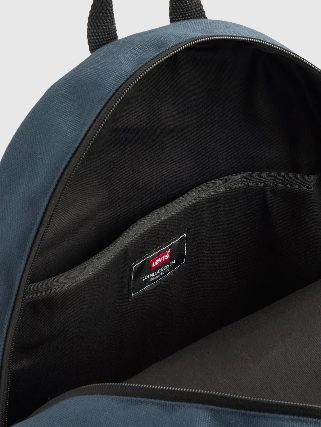 Unisex Navy Solid Backpack - Image 5