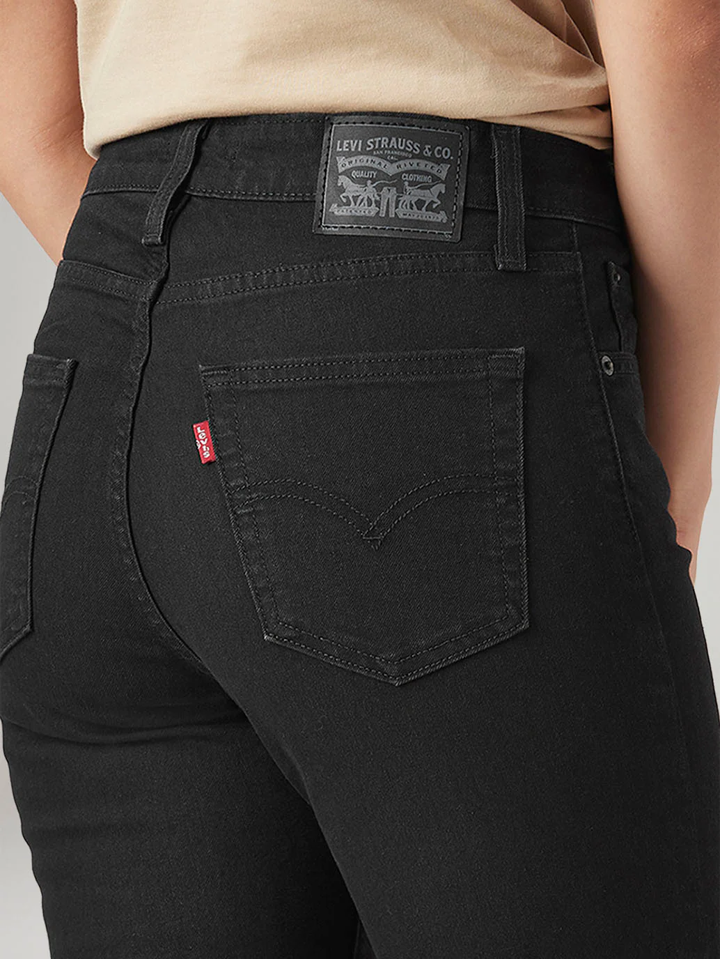 Women's 725 Black Bootcut Fit High Rise Jeans - Image 5