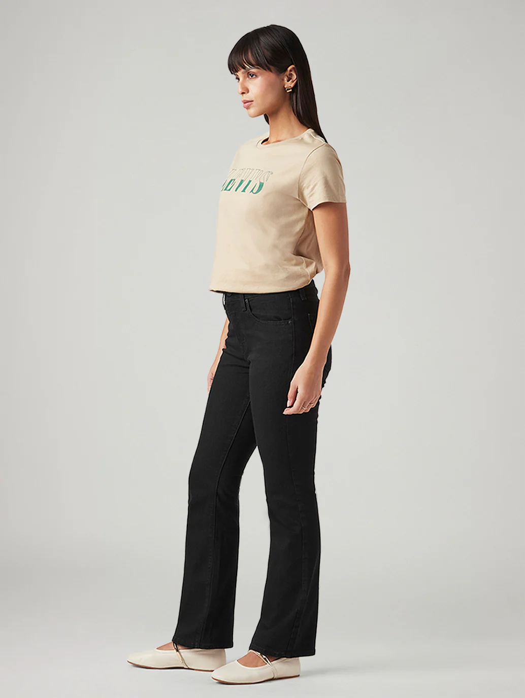 Women's 725 Black Bootcut Fit High Rise Jeans - Image 6