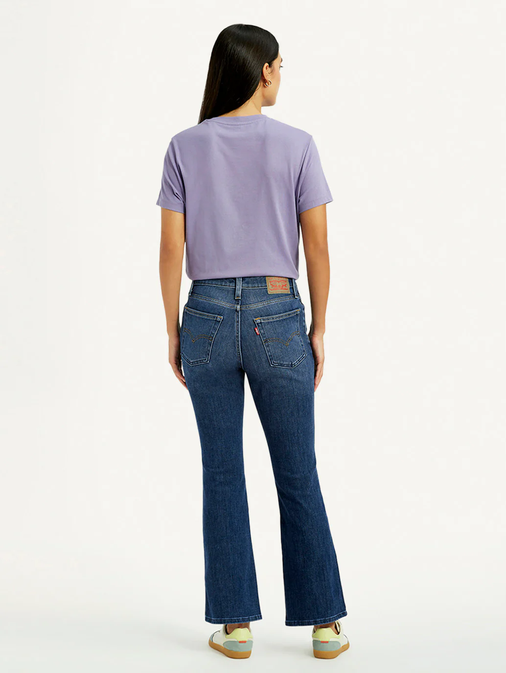 Women's 725 Dark Indigo Bootcut Fit High Rise Jeans - Image 3