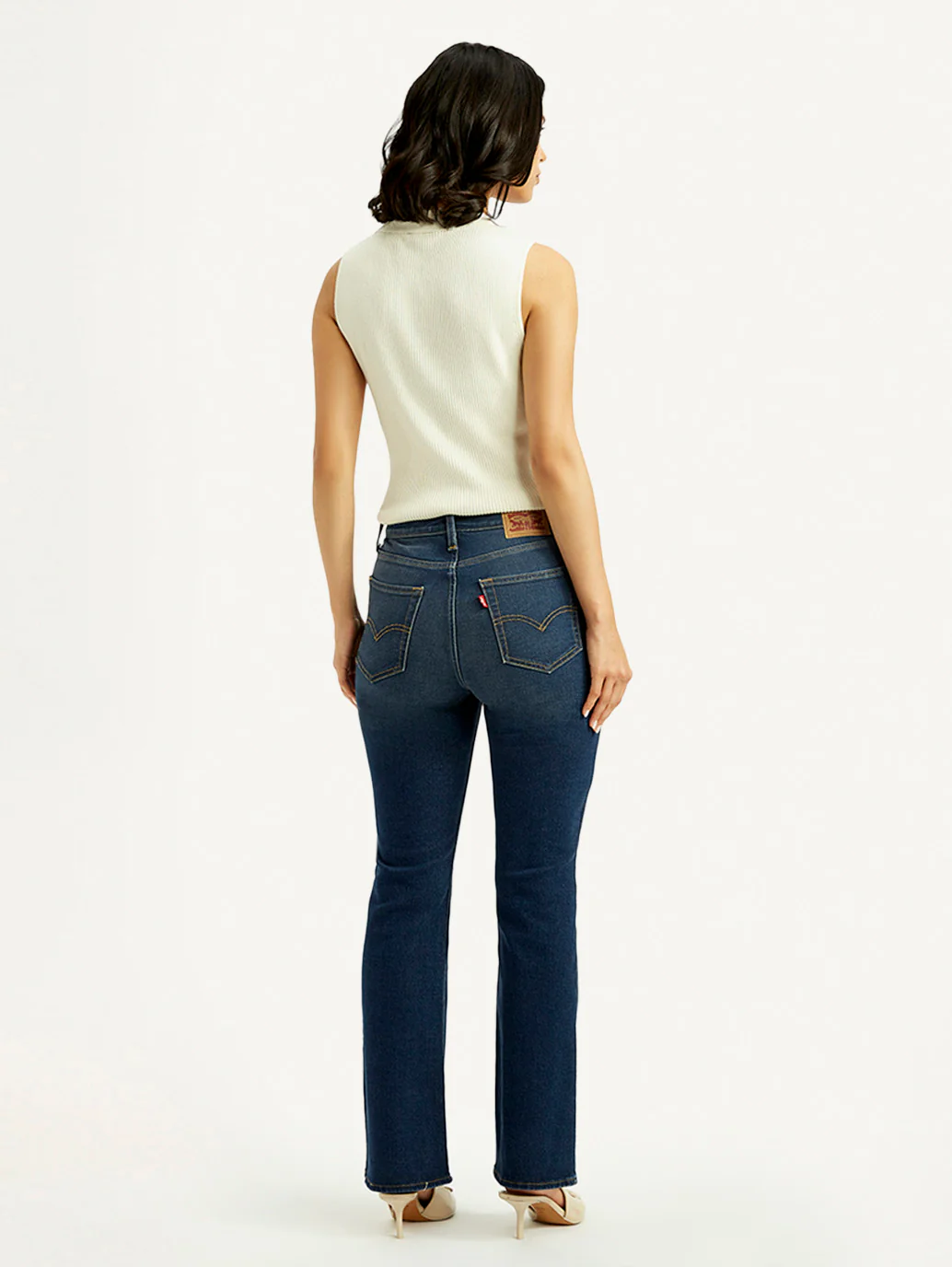 Women's 725 Dark Indigo Bootcut Fit High Rise Jeans - Image 2