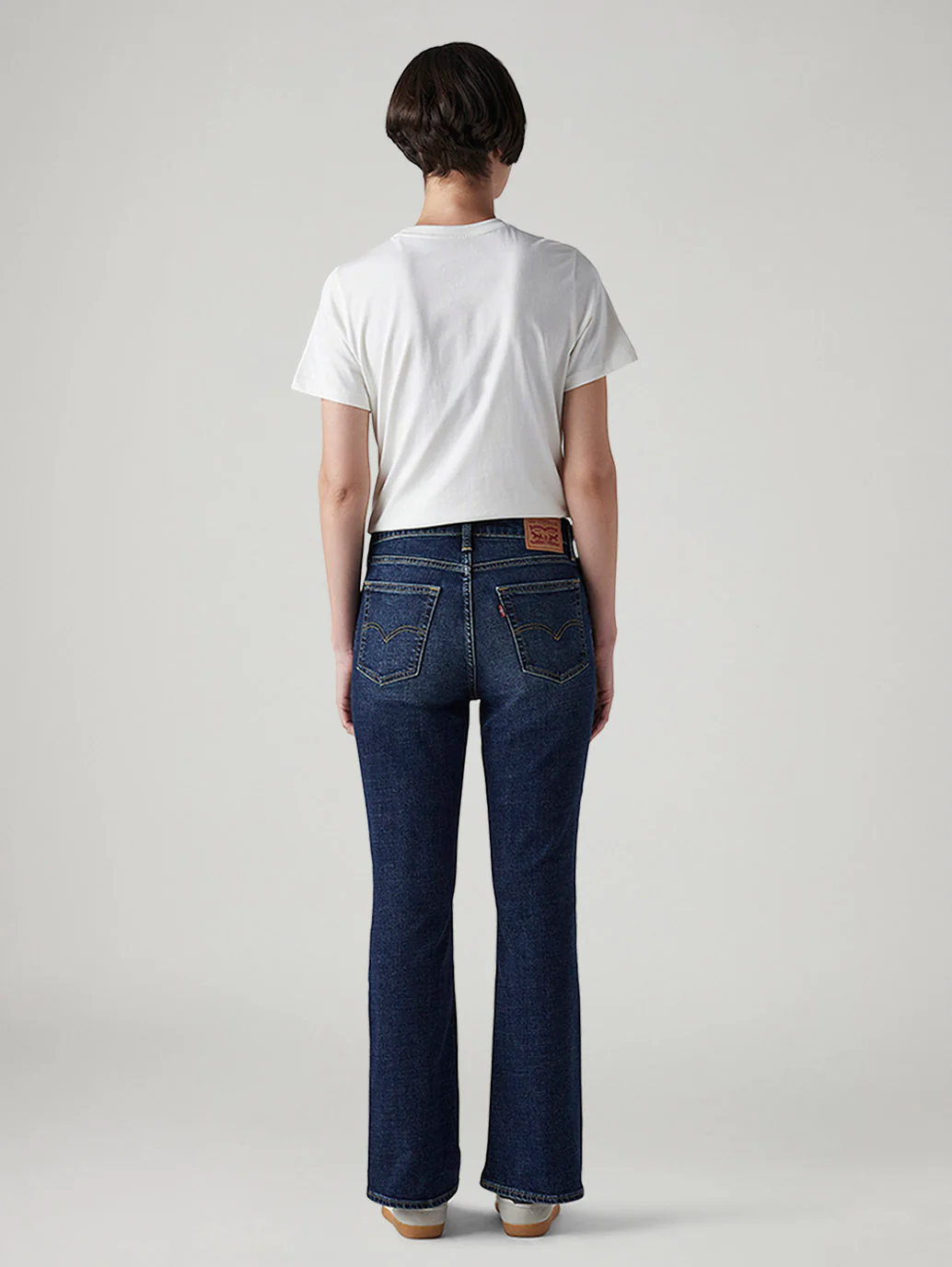 Women's 725 Dark Indigo Bootcut Fit High Rise Jeans - Image 5