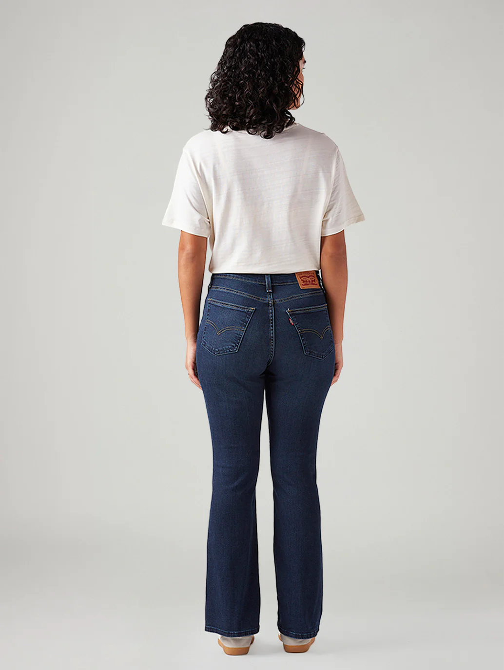 Women's 725 Dark Blue Bootcut Fit High Rise Jeans - Image 5