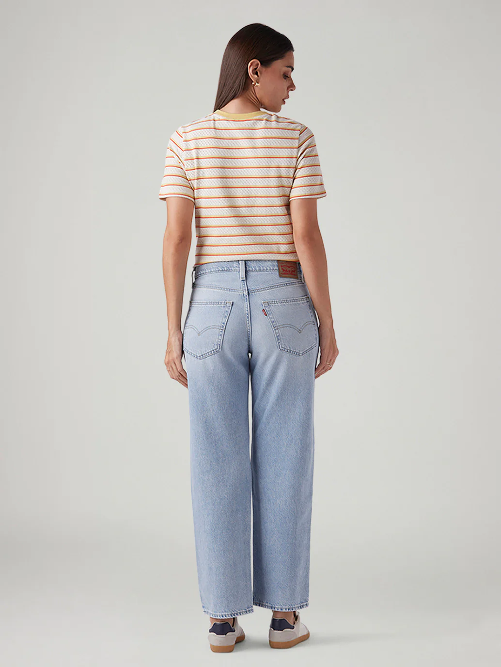 Women's 94 Light Blue Baggy Fit High Rise Jeans - Image 4