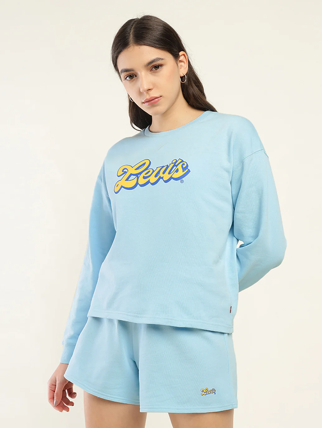 Women's Brand Logo Blue Co-ord Set - Image 4