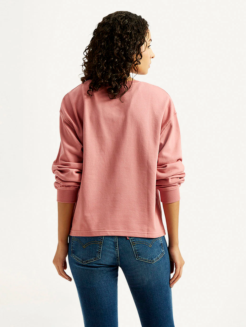 Women's Brand Logo Crew Neck Sweatshirt - Image 2