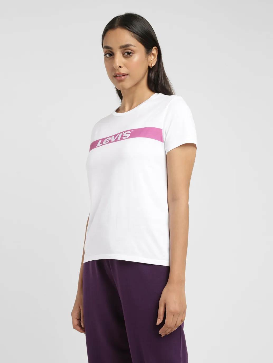 Women's Brand Logo Crew Neck T-shirt - Image 4