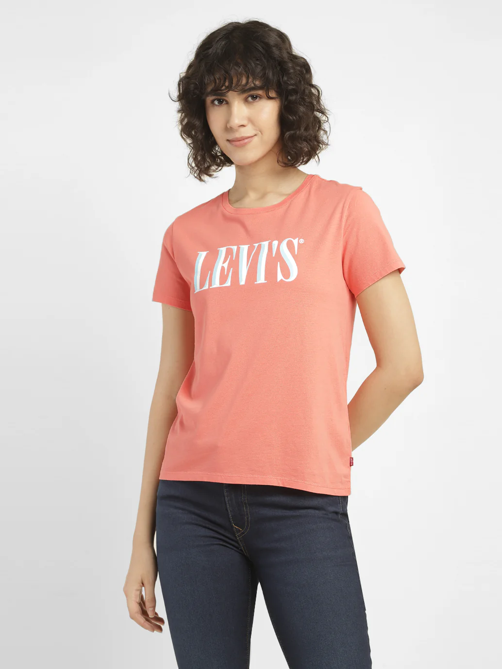 Women's Brand Logo Crew Neck T-shirt - Image 6